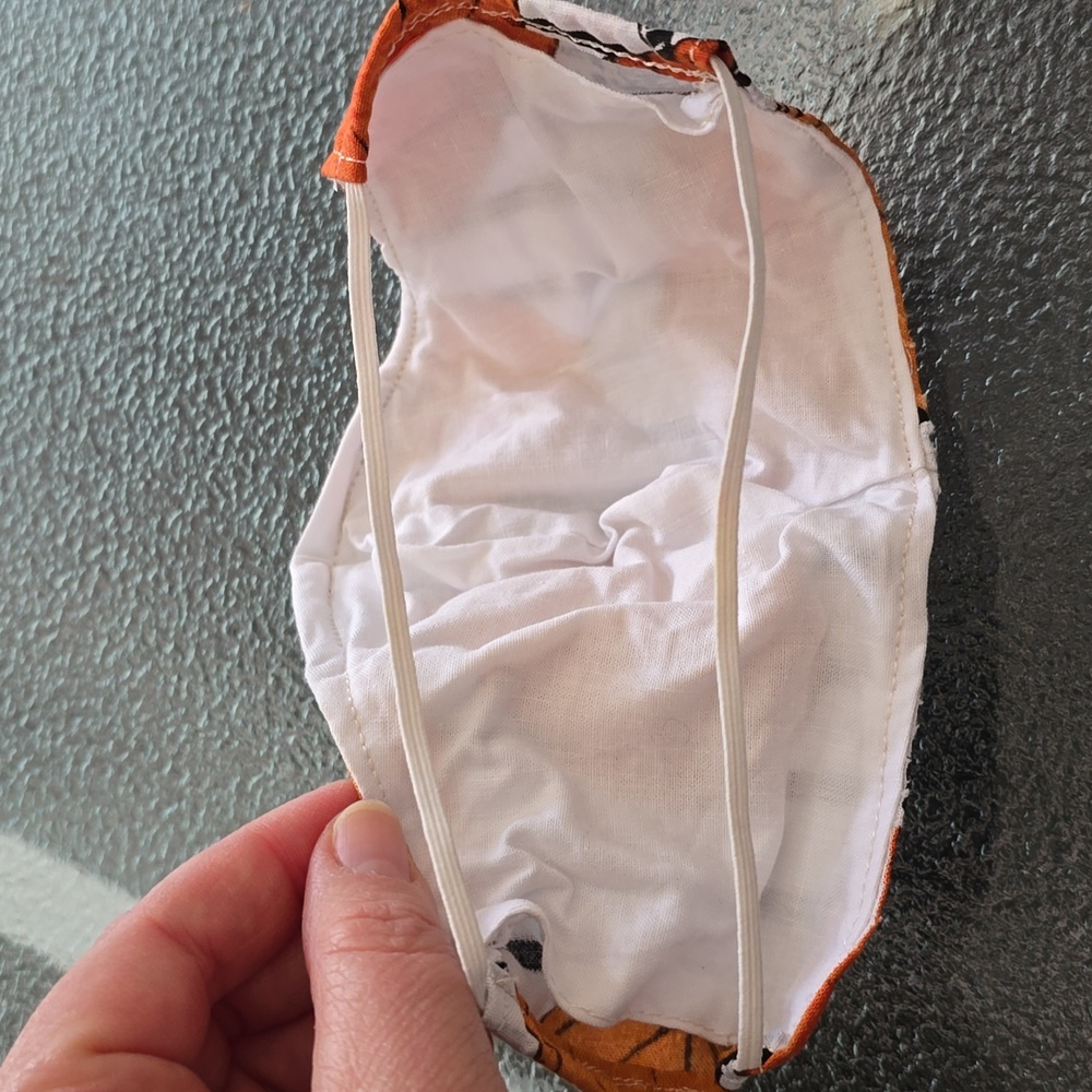 Handmade Pumpkin Face Mask - EUC - Picture 4 of 8